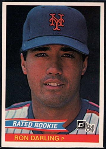 1984 Donruss Beyzbol 30a Ron Darling RC Çaylak Kartı New York Mets ERR Kart Numarası Yok Donruss Corp'tan Ham (ESKİ veya Daha
