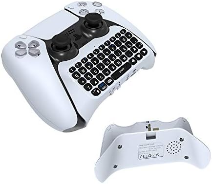 PS5 Denetleyici Klavye RALAN,PS5 Kablosuz Mini Bluetooth Klavye Gamepad Chatpad Mesaj Klavye Playstation 5 için ontroller