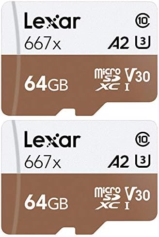 Lexar Yüksek Performanslı 667x microSDHC / microSDXC 64 gb Hafıza Kartı 2 Paket (LSDMI64GBNA667A)