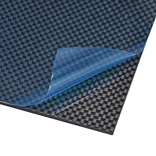 uxcell Karbon Fiber Plaka Paneli Levhalar 250mm x 100mm x 2.5 mm Karbon Fiber Kurulu (Düz Parlak)
