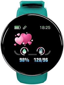 Vereinen Akıllı Saatler, su Geçirmez İzle 1.44 inç Ekran Pasometre Spor Çağrı Hatırlatma için Android / ıOS Telefonlar (Yeşil)