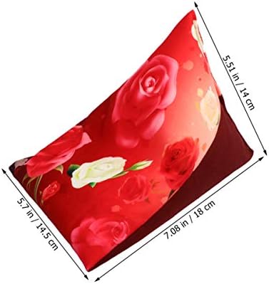 Hemobllo Tablet Yastık Standı Yatak Lap Pad Tutucu Üçgen Telefon Desteği Kitap Okuma Tutucu Raf Ev Yurt Ofis ıçin Kırmızı