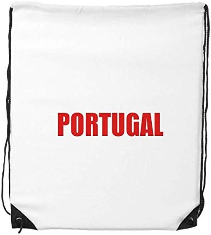 Portekiz ülke adı Kırmızı İpli sırt çantası Alışveriş spor çanta Hediye