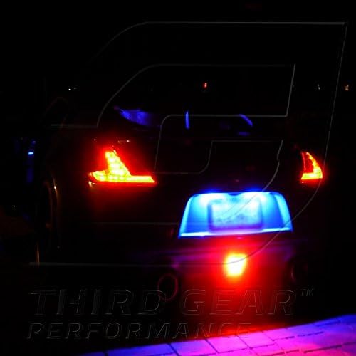 TGP T10 Mavi 4 LED SMD plaka kama ampuller çifti 2004-2013 Mazda 3 ile Uyumlu