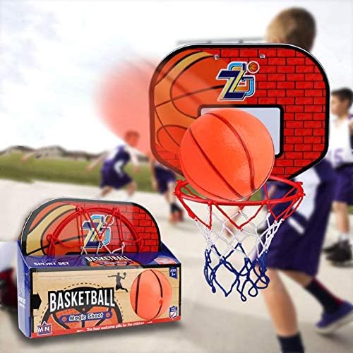Mini basketbol potası,Kapı Seti için basketbol potası, Basketbol ve Pompa ile Asılı basketbol potası - Çocuklar Yetişkinler için