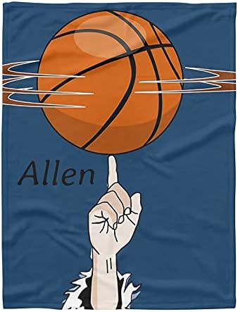 Serin Basketbol Topu Kişiselleştirilmiş Kreş Yenidoğan Kundaklama Bebek Battaniye Atmak Battaniye Yavru Pet Çocuk Çocuk Hediye