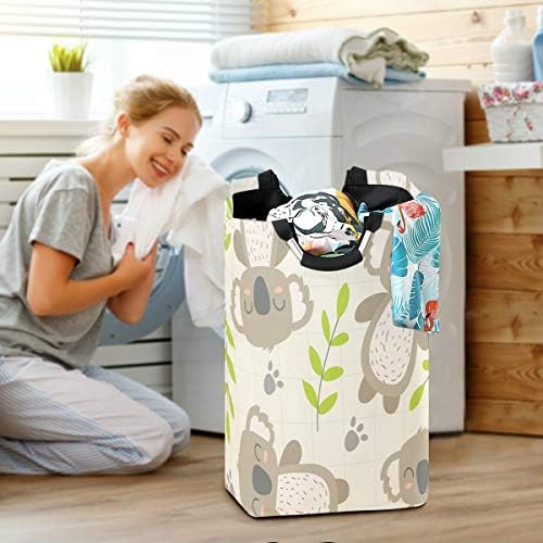 Çamaşır Sepeti Katlanabilir Kova Katlanır çamaşır sepeti çamaşır kutusu Yaprakları Koala ev düzenleyici Kreş Depolama Bebek Sepeti