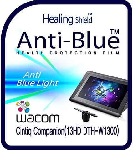 Healingshield Ekran Koruyucu Göz Koruması Anti UV Mavi Işın Filmi Wacom Tablet Cintiq Companion 13HD DTH-W1300 ile Uyumlu