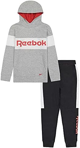 Reebok erkek 2 parça Eşofman Giyim Seti-svetşört Kazak + Rahat Polar Jogger Eşofman Altı