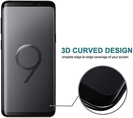 Cep Telefonu Ekran Koruyucu için Uyumlu Galaxy S9 0.3 mm 9 H Yüzey Sertlik 3D Gizlilik Anti-Parlama Temperli Cam Koruyucu Film