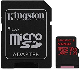 Profesyonel microSDXC 512GB, SanFlash ve Kingston tarafından Özel olarak Doğrulanmış Verykool i128 Garnet İİCard için çalışır.
